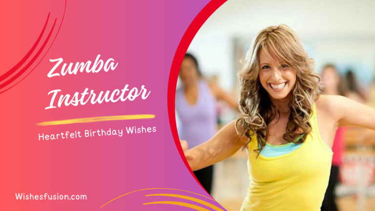 Birthday Wishes For Zumba Instructor