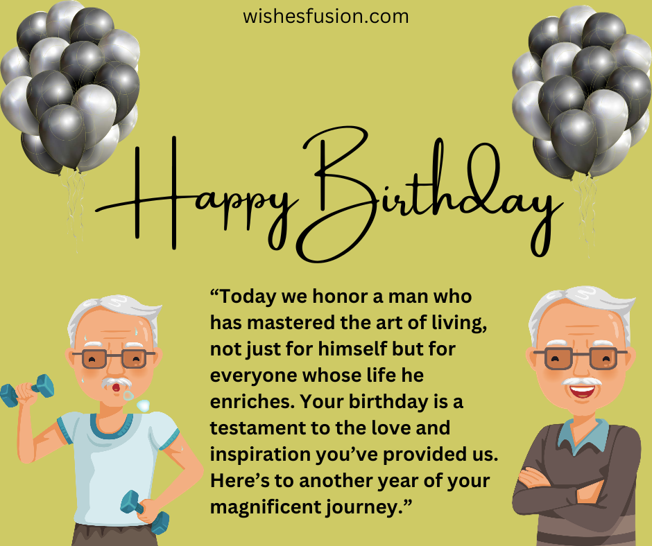 Birthday Wishes For Elderly Man - Wishes Fusion