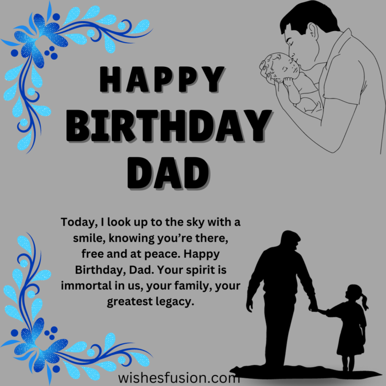 birthday wishes for dad in heaven