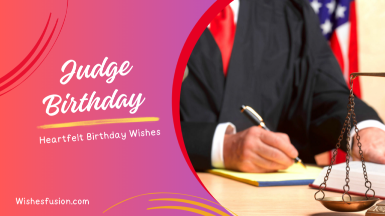 Birthday Wishes For Judge