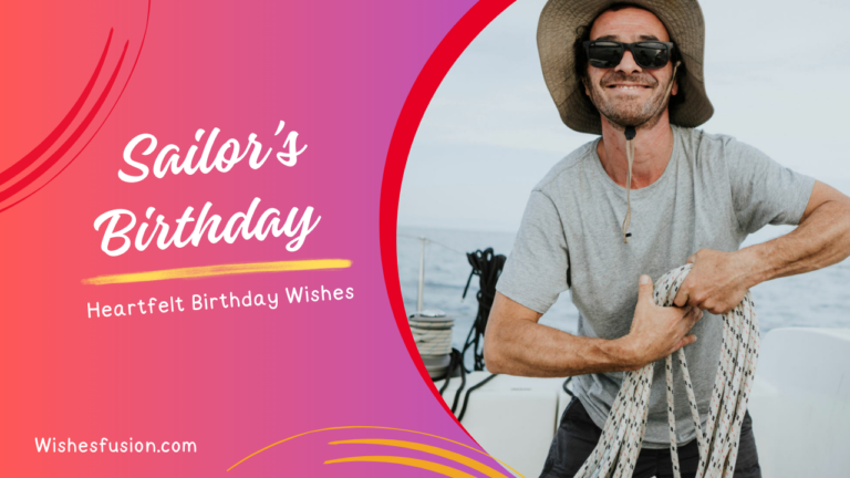 Birthday Wishes For Sailor