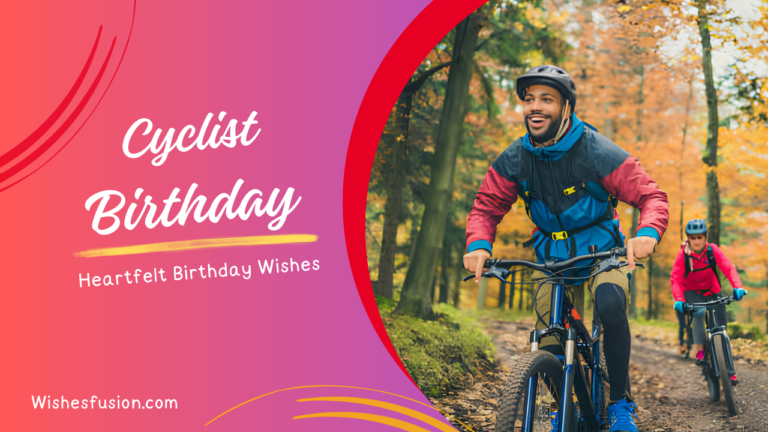 Birthday Wishes For Cyclist