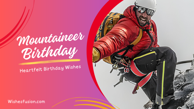 Birthday Wishes For Mountaineer