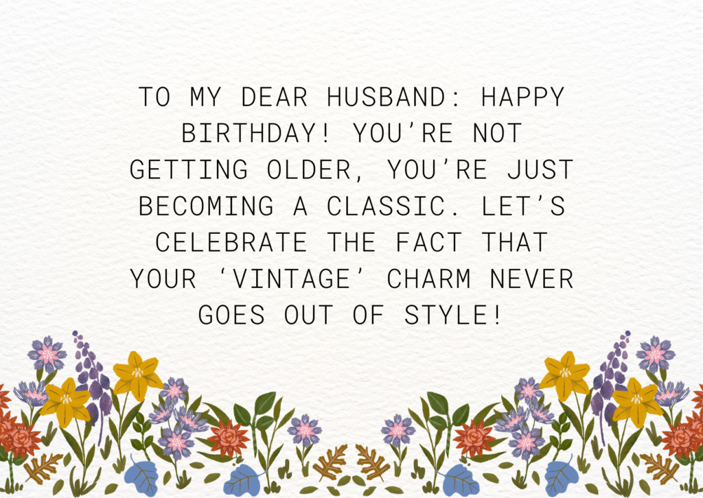 Funny Birthday Wishes For Husband