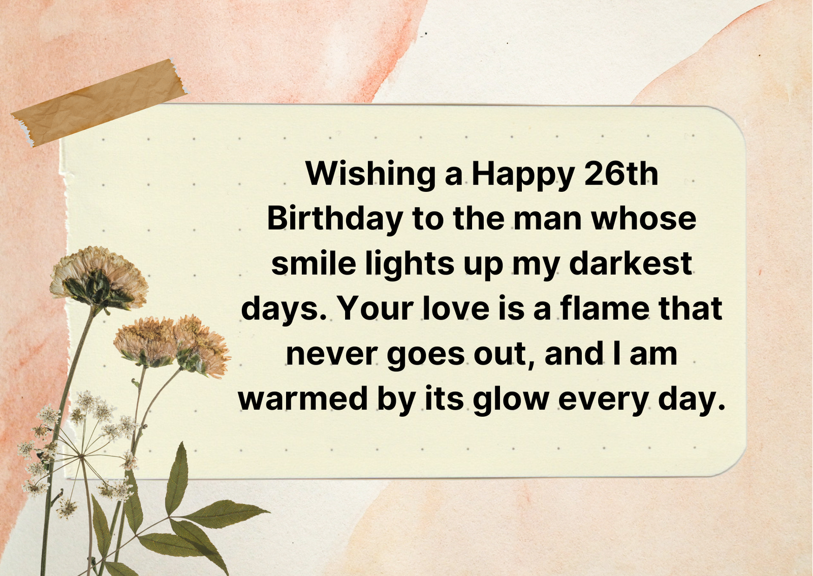 26Th Birthday Wishes For Boyfriend