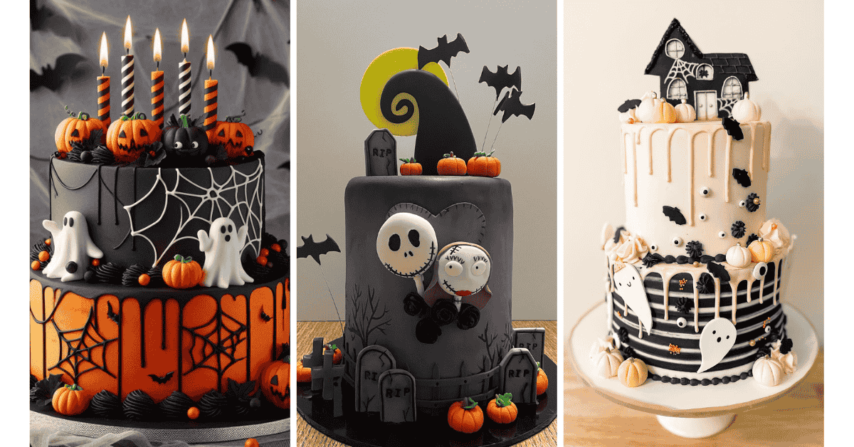 Halloween birthday cake