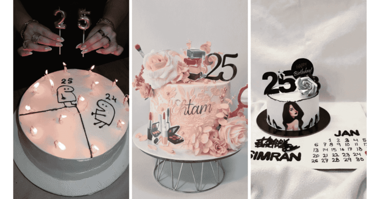 25th birthday cake ideas