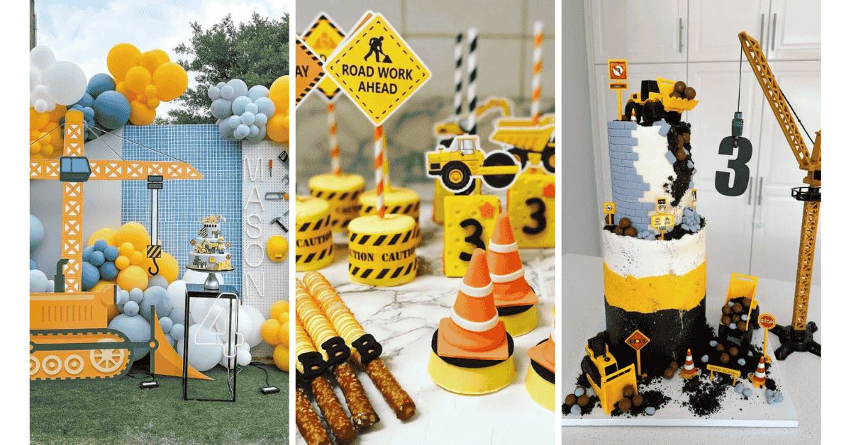Construction Birthday Party Ideas