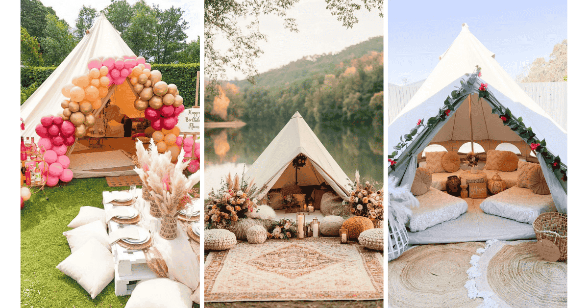 Glamping Set Up Ideas