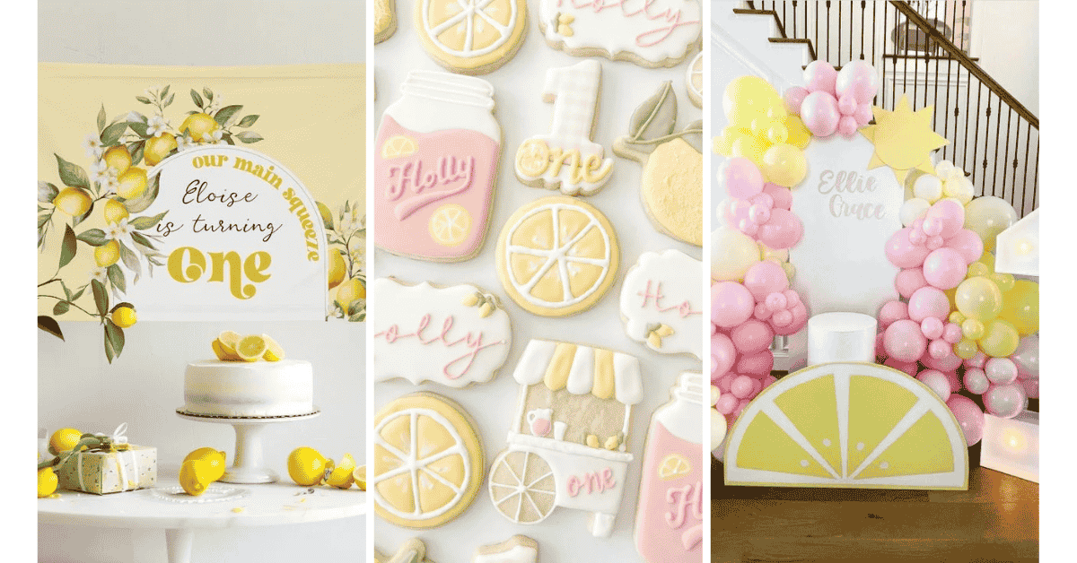 Lemon Themed First Birthday Party