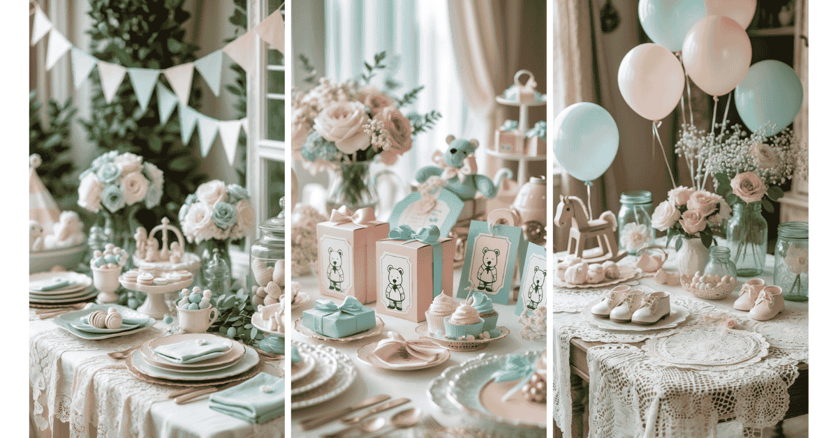 Vintage Baby Shower Ideas
