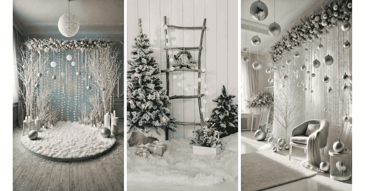 Winter Wonderland Backdrop Ideas
