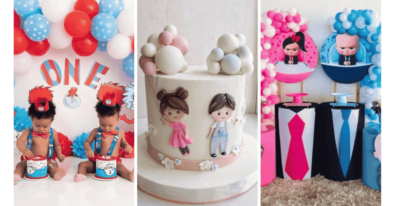 twin birthday party ideas