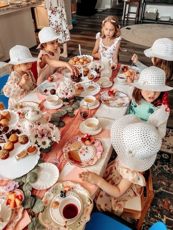 kids tea party theme