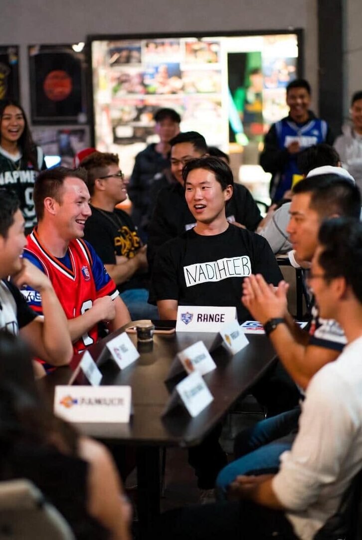 name card watch party idea