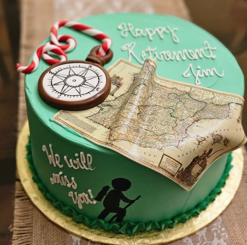 retirement cake idea