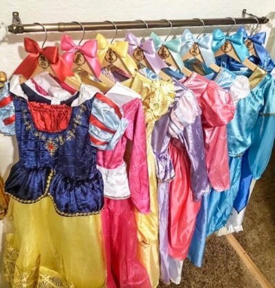 Fancy Nancy Birthday Party Ideas dress up station!