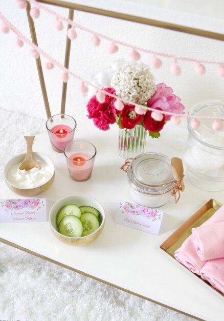 12th Birthday Party Ideas For Girls (DIY spa party)